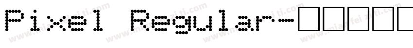 Pixel Regular字体转换